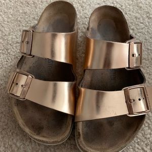 Metallic Woman’s Birkenstock’s